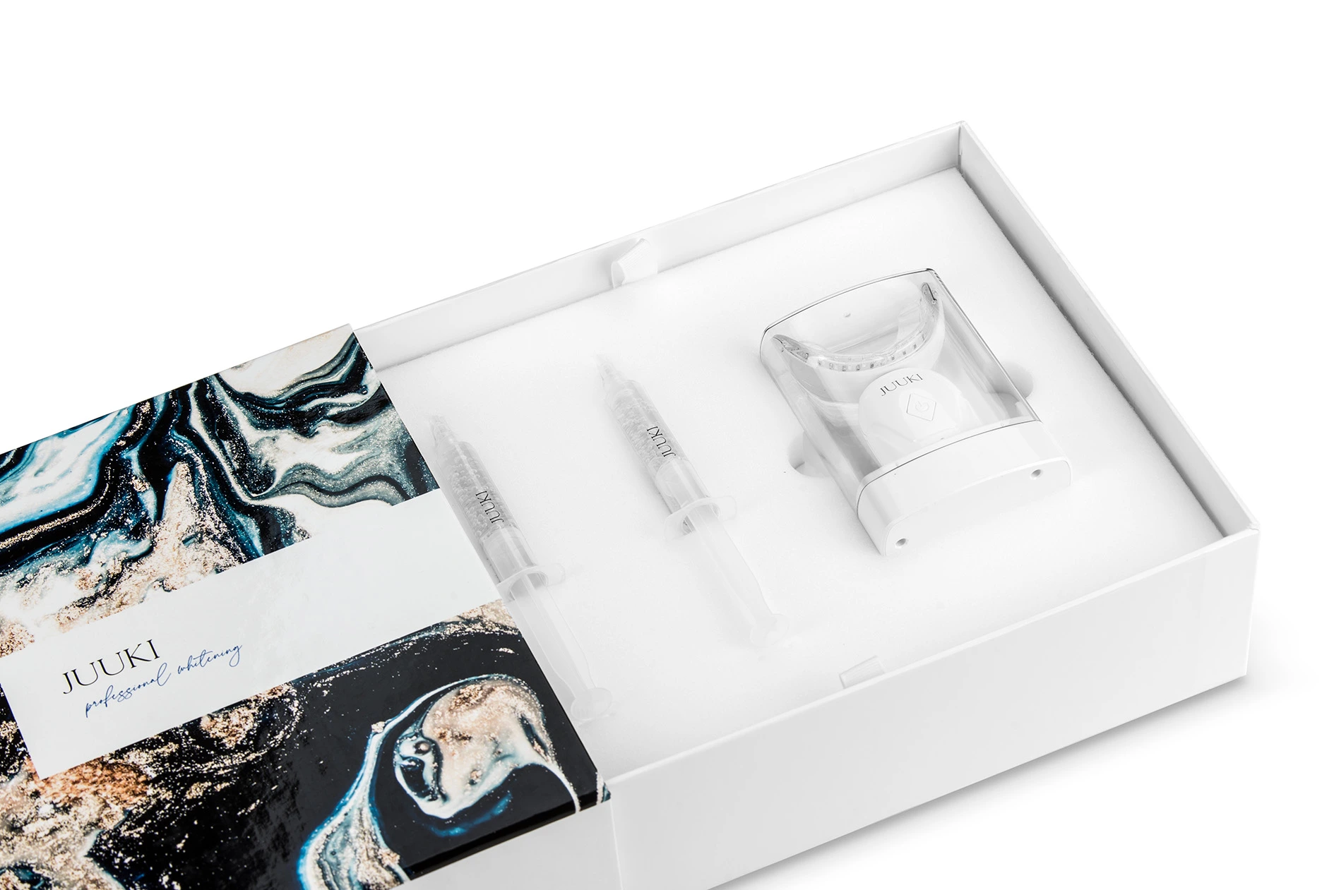 JUUKI PRO PURE – profesjonalny zestaw wybielający z lampą LED